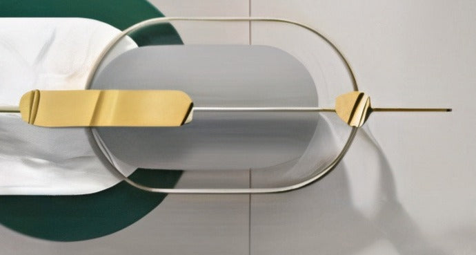 Geometric Wall Art - Green and white