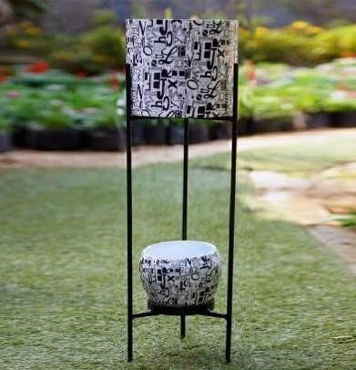 2 Tier meena Planter Stand