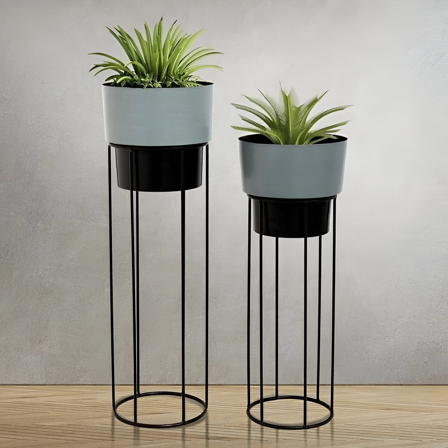 Modern Metal Plant Stand Set – Elegant Indoor Décor