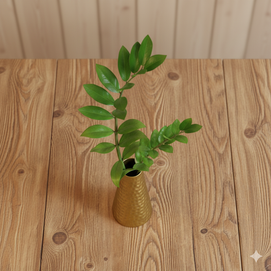 conical Hammered Vase