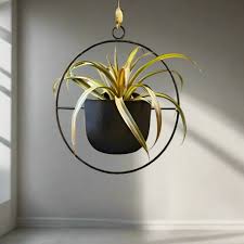 Metal Circular Hanging Planter