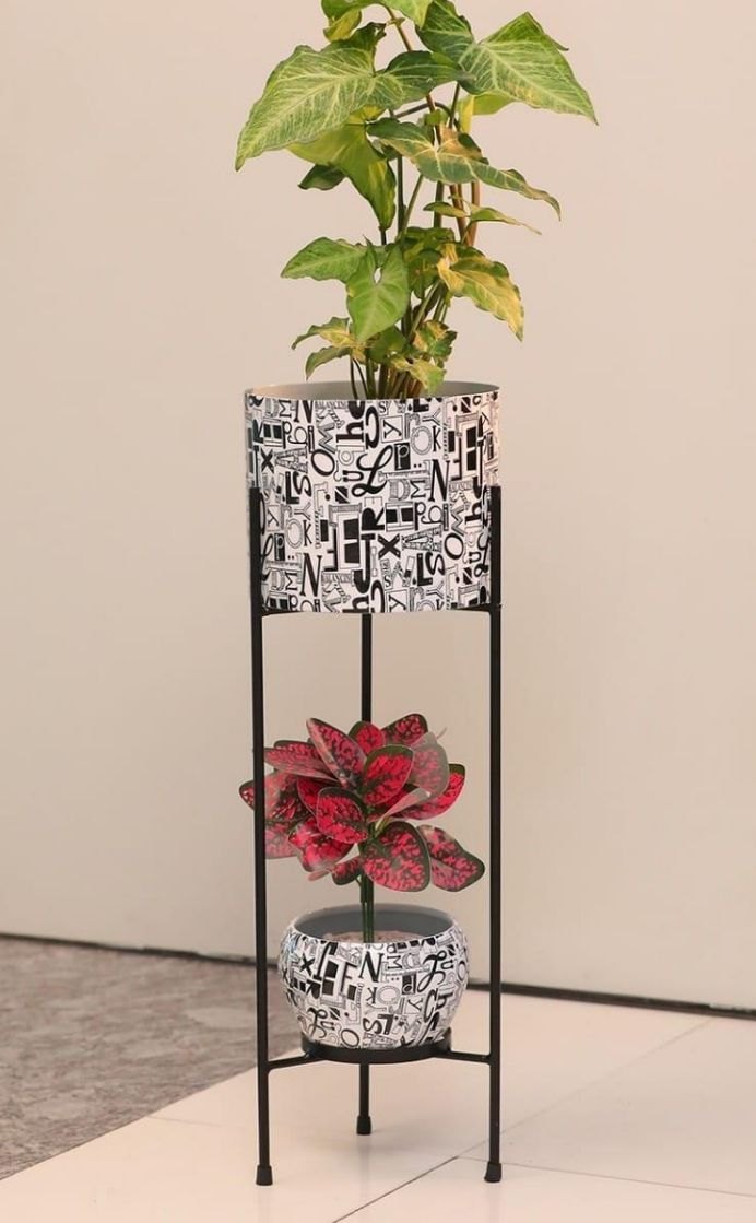 2 Tier meena Planter Stand